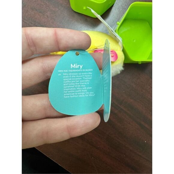 NWT Miry Moth Micromallow Squishmallow 2.5” - Picture 3 of 3